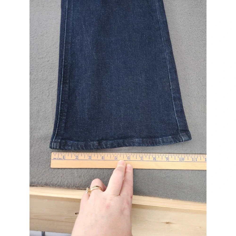 78 & Sunny Womens Skyline Bootcut Flare Wide-Leg Denim Jeans Dark Wash Sz 12 NWT